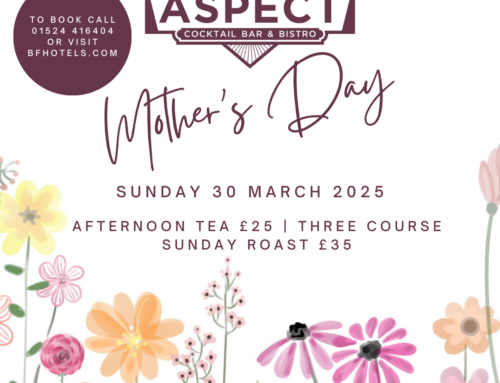 Treat Mum to Mother’s Day over looking Morecambe Bay